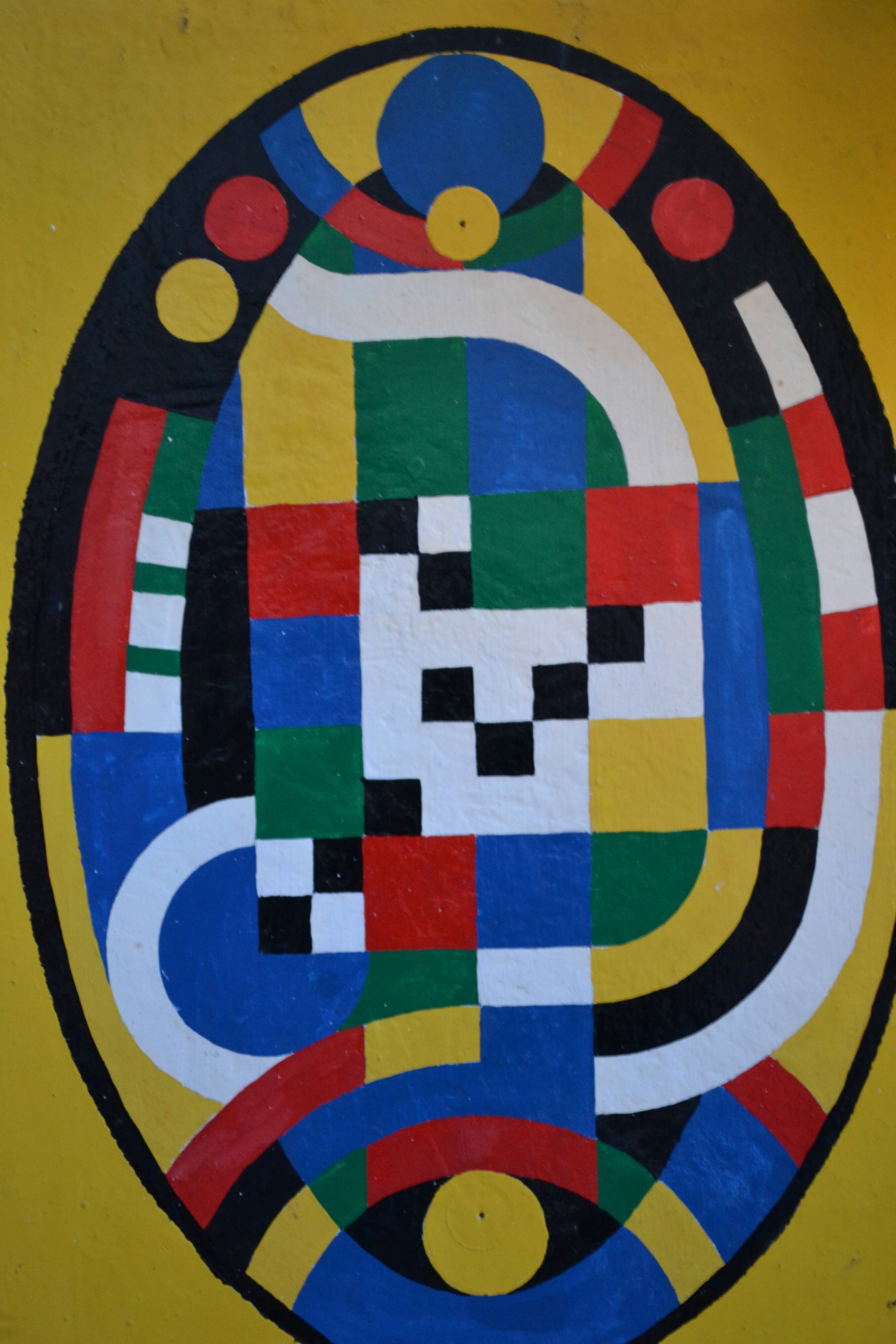 Orphism, Follower of Sonia Delaunay, Oil on panel, 67 x 46 cm