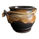 ceramic and rope pot cover