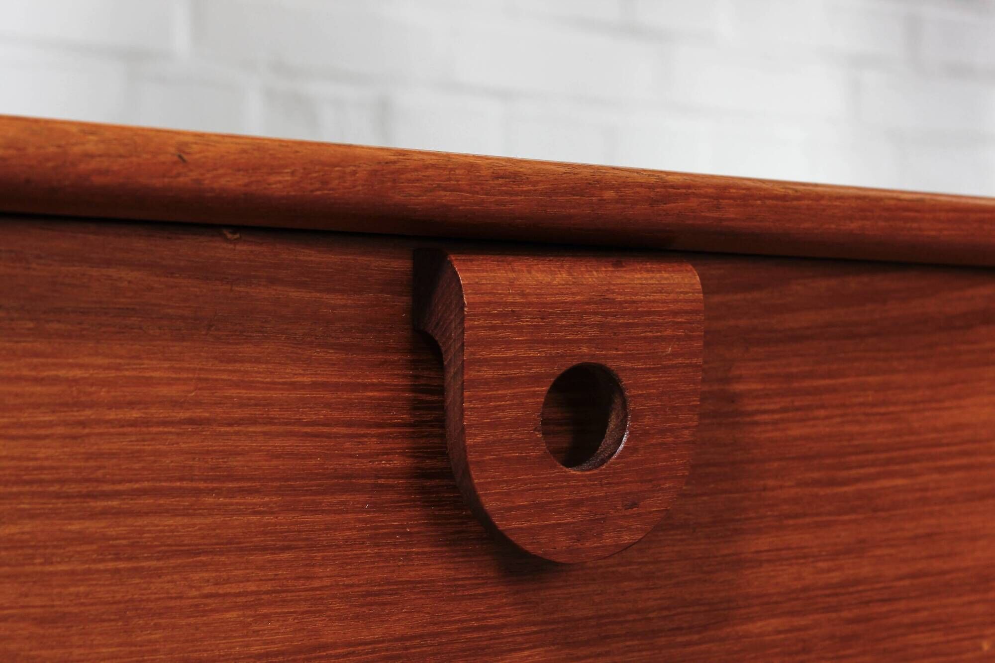 Teak cabinet shelf wall unit RT Möbel Ristenpatt design vintage