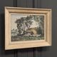 Oil on canvas landscape with Vendée basket by C. Bonno 1949