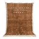 Moroccan Beni Ourain rug in brown wool, 150/250cm