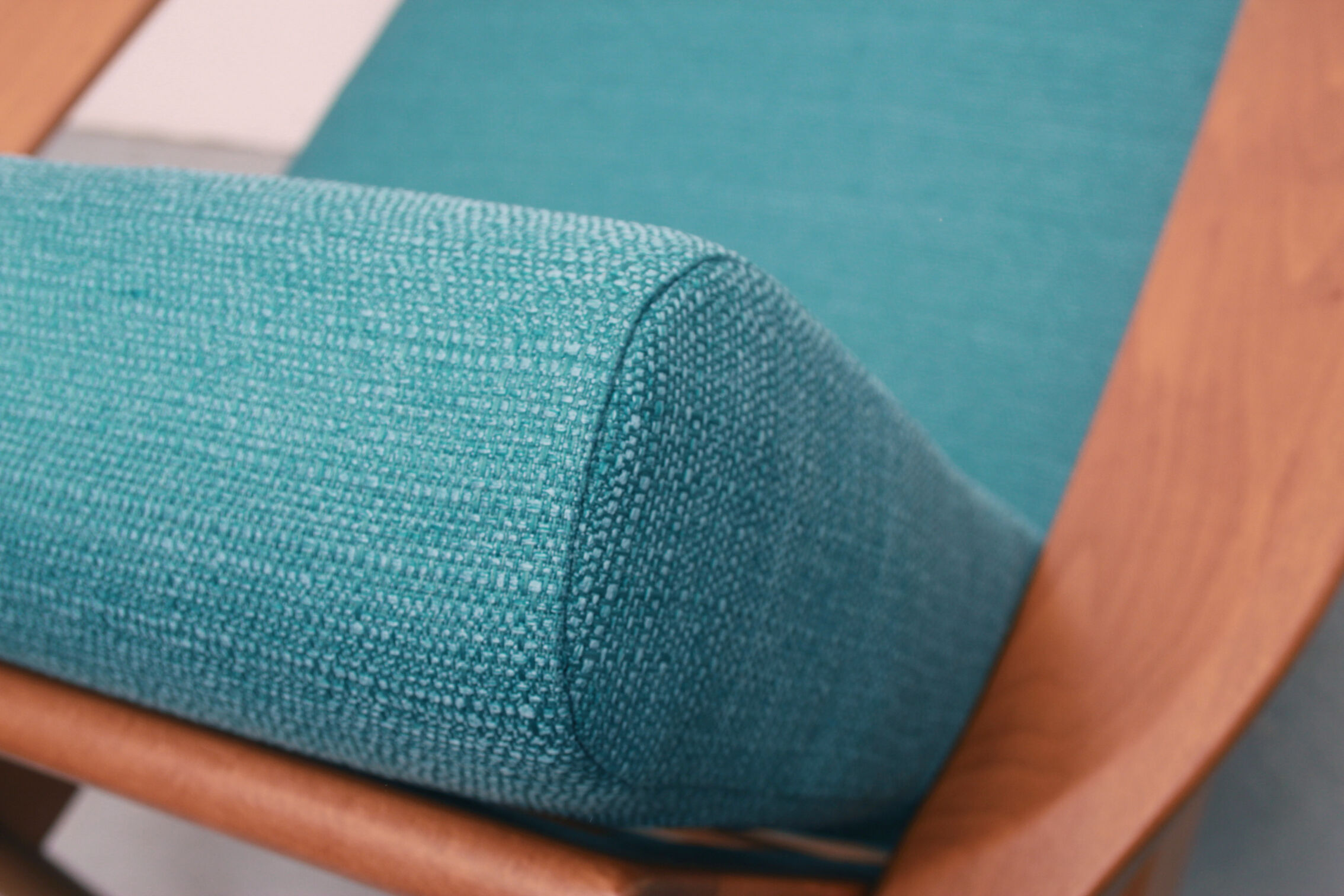 1960s armchair in petrol