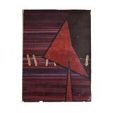Painting, signed abstract painting, modern German school, 1950s