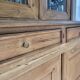 Sideboard curiosity cabinet made of solid antique wood