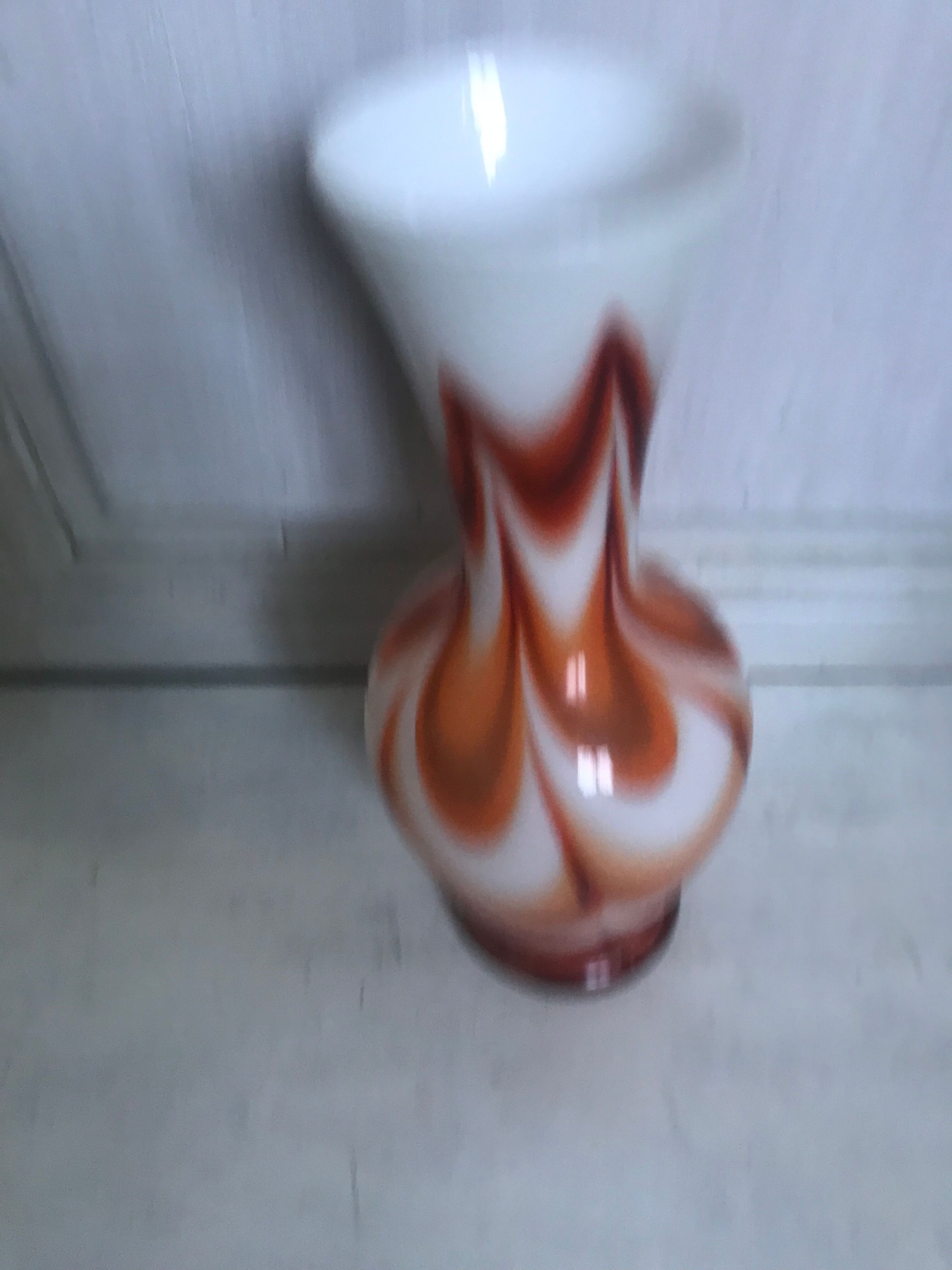 Opaline vase Murano 30 cm