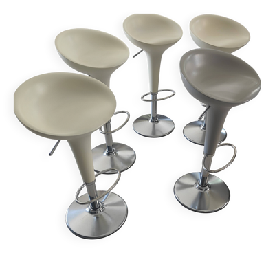 Lots de 6 tabourets Magis Bombo Stefano Giovannoni -Authentiques-TBE