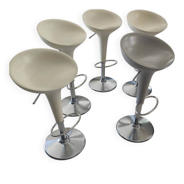 Lots de 6 tabourets Magis Bombo Stefano Giovannoni -Authentiques-TBE