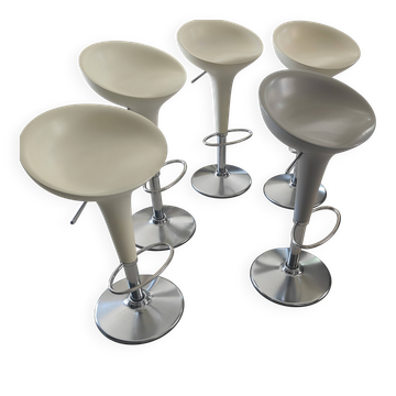 Set of 6 Magis Bombo stools by Stefano Giovannoni - Authentic - Very Good Condition