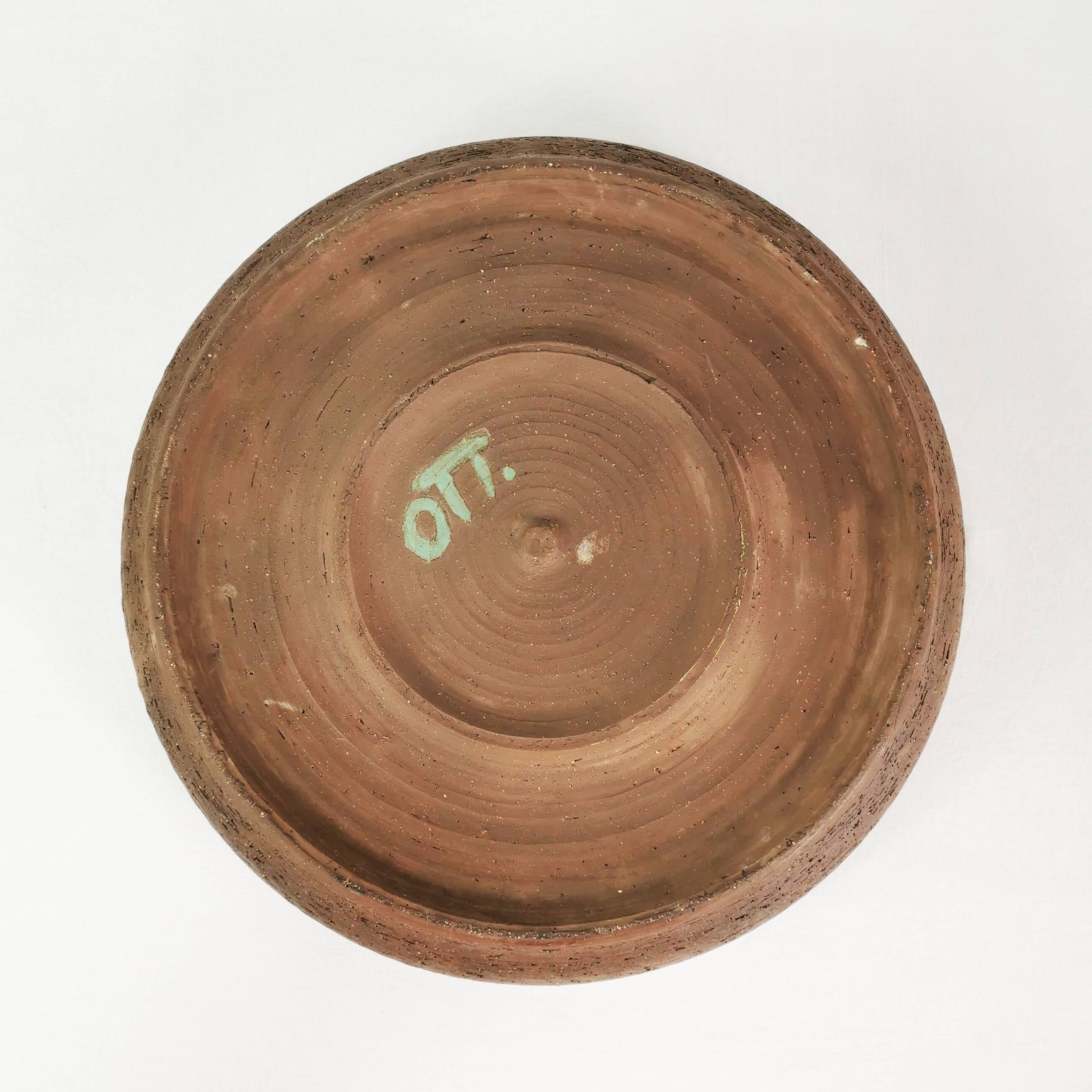 Duża, ceramiczna patera- misa Mid Century, Dania, lata 60.