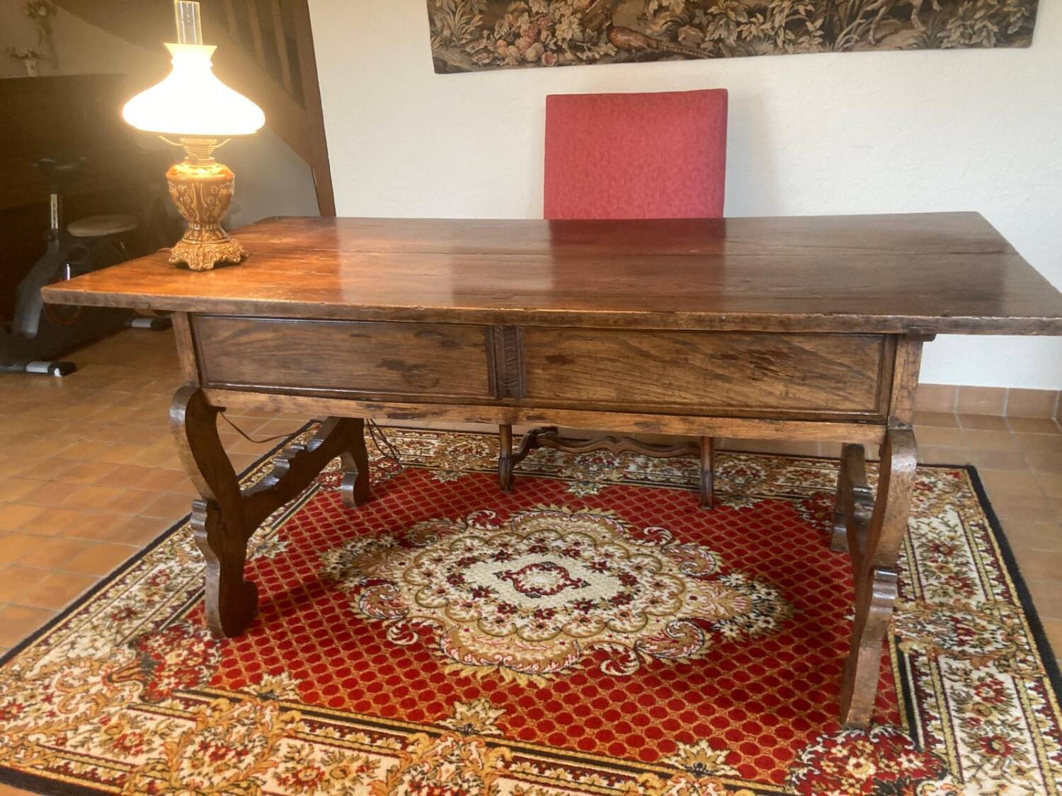 Bureau en châtaignier