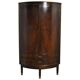 Danish Mid-Century Corner Cupboard in Mahogany, Denmark 1960s