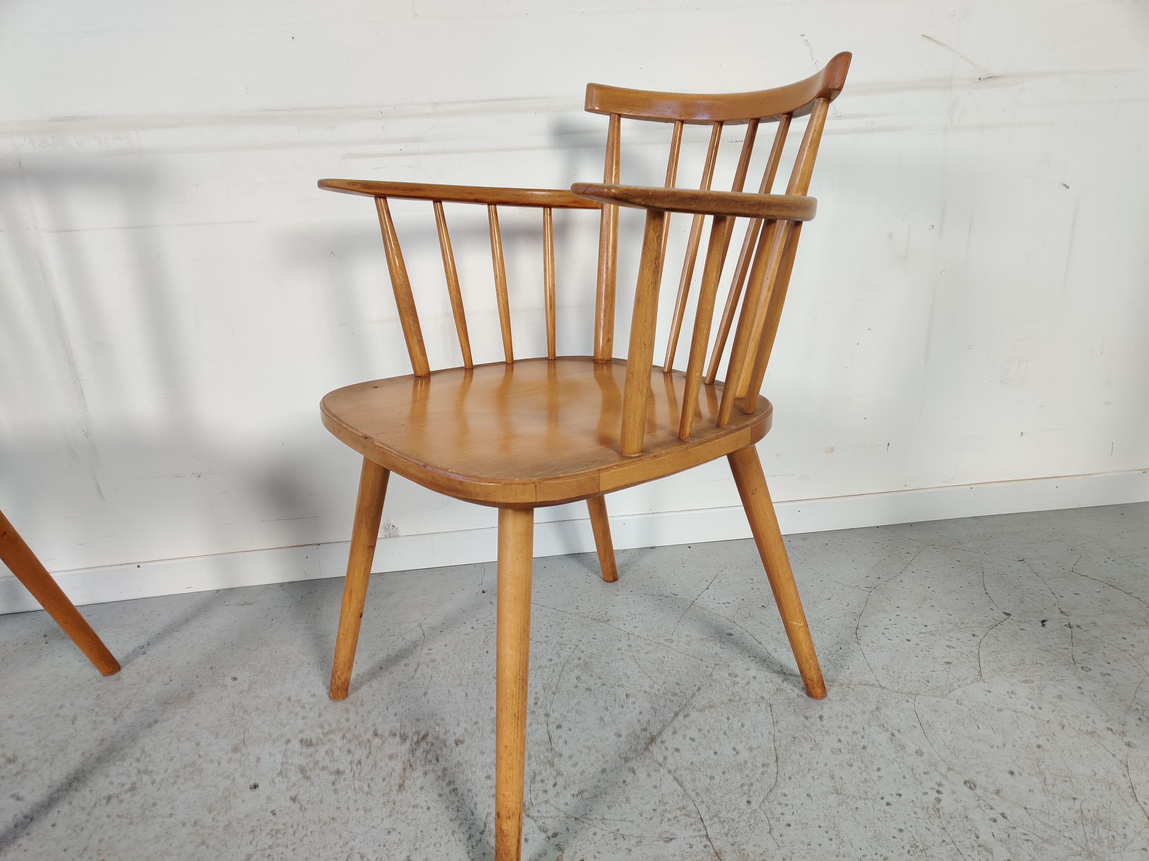 4 Vintage Scandinavian Hiller chairs, 60s