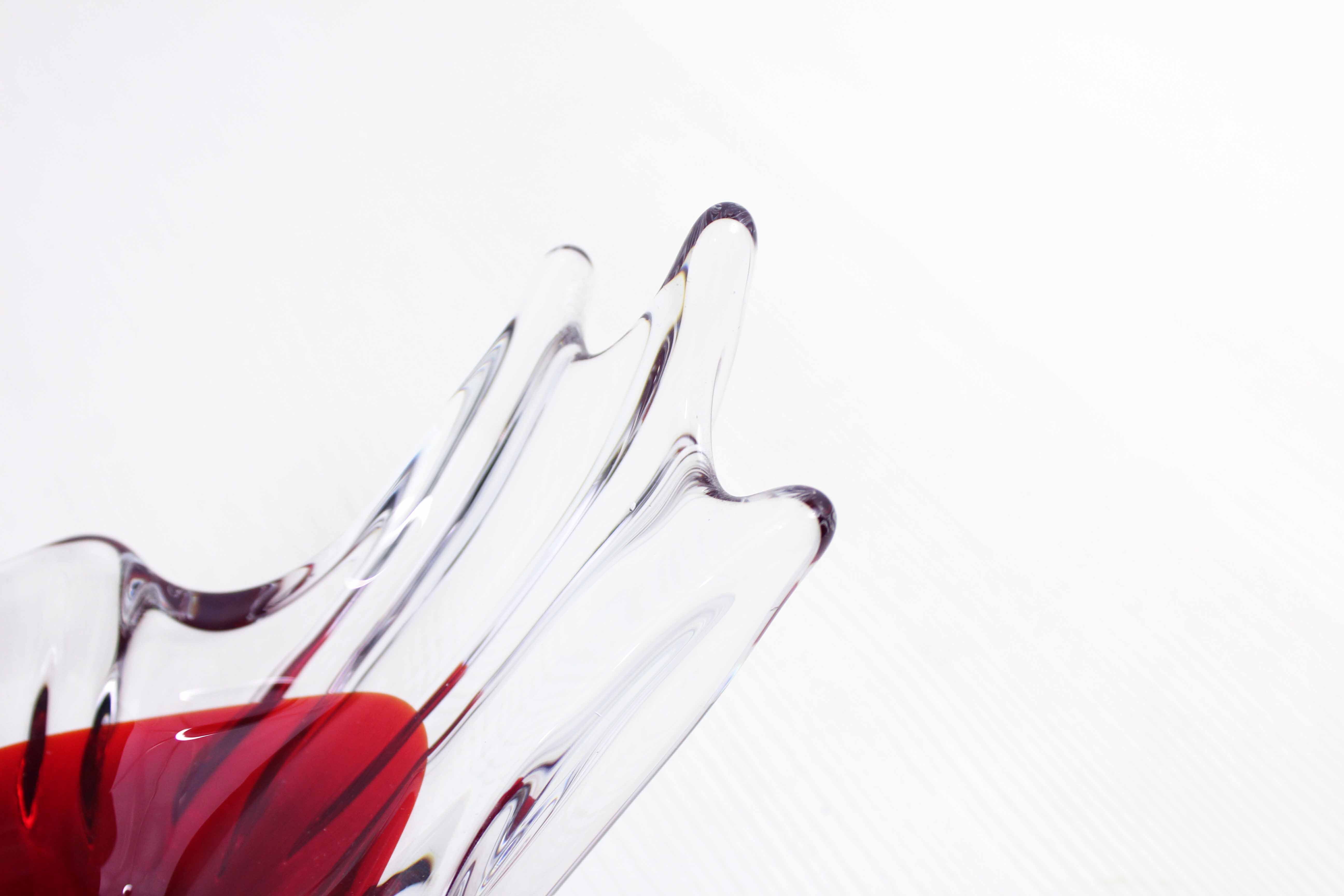 Empty vintage glass pocket