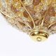 Incredible and rare crystal glass flush mount light by Palwa, Germany 1960’s