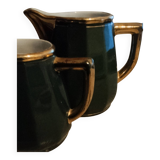 Empire green bistro water carafe and milk jug