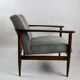 Fauteuil classique en velours côtelé, années 1970