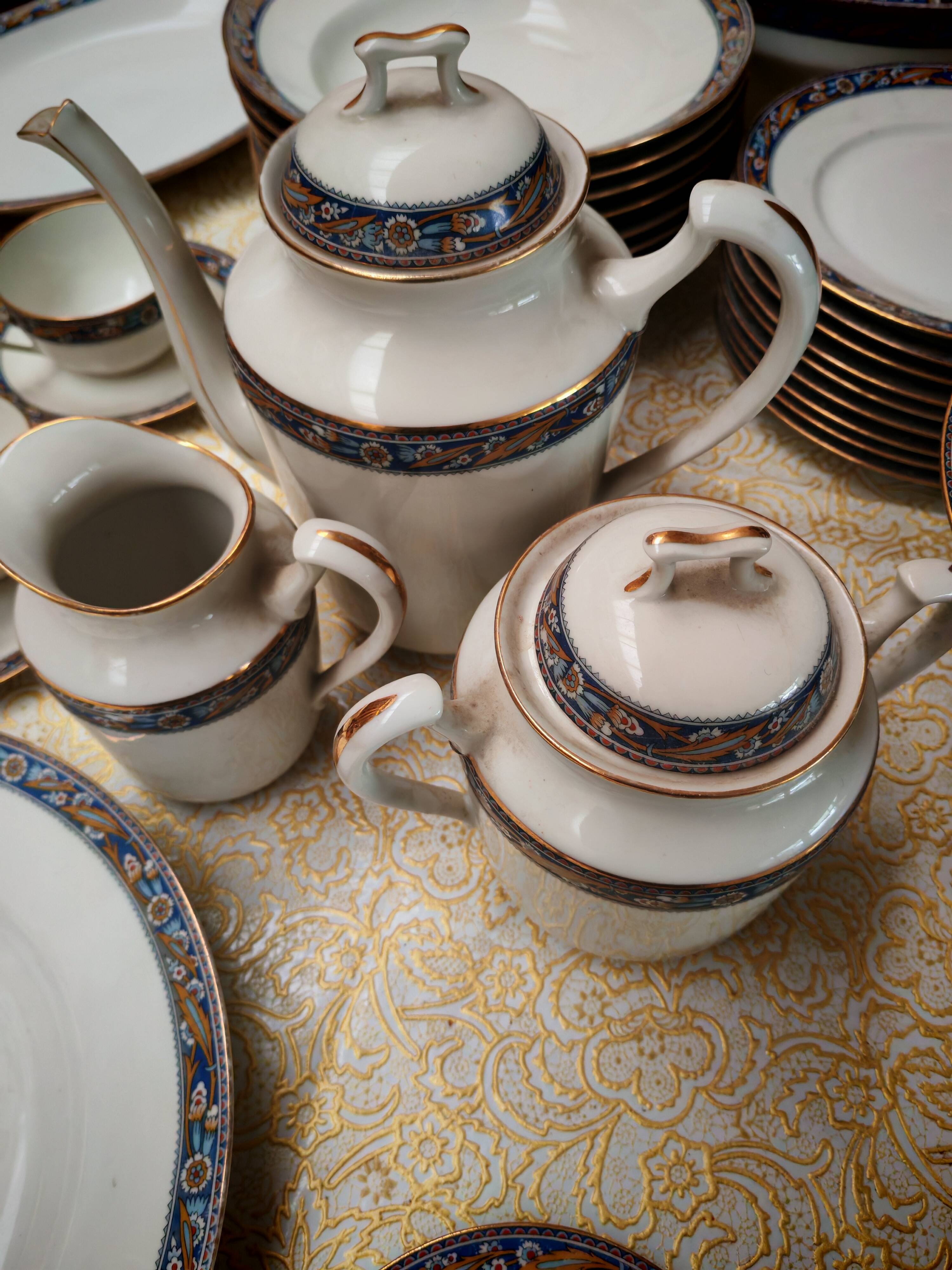 Limoges porcelain service