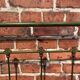 Green metal bed, 1 place