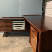 Executive desk in rosewood by Arne Vodder for Sibast Møbler