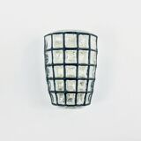 Mid-Century Glass Wall Light from Limburg, Germany, 1960s