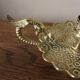 Cellar rat candle holder worked brass dragon