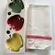 Vintage ceramic decorative wall towel hook