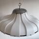 White ABS and glass pendant light by Guzzini for Meblo, Slovenia, c.1970