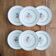 Set of 6 Ceranord dessert plates, Bettina model