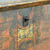 Folk art wedding chest, anno 1852
