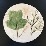 Leaf decor trivet