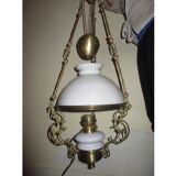 Opaline hanging lamp