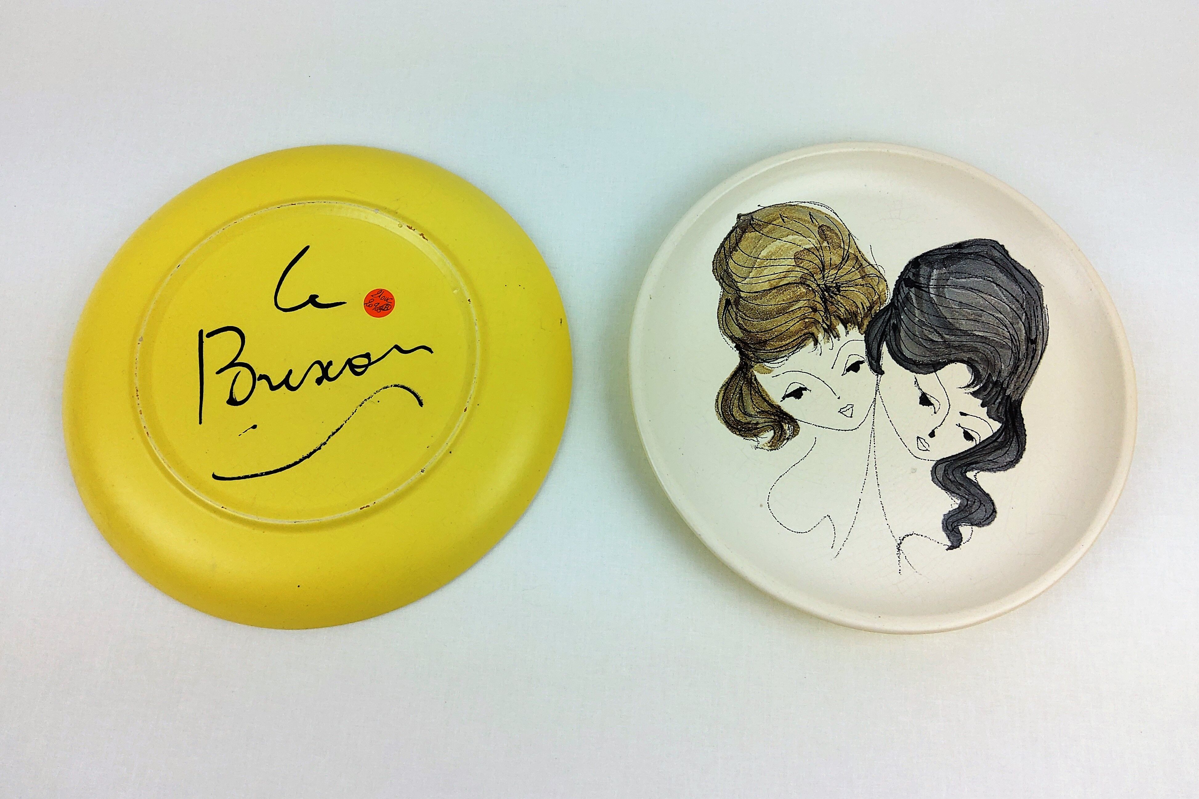 Plates Vallauris Le Brescon 1950