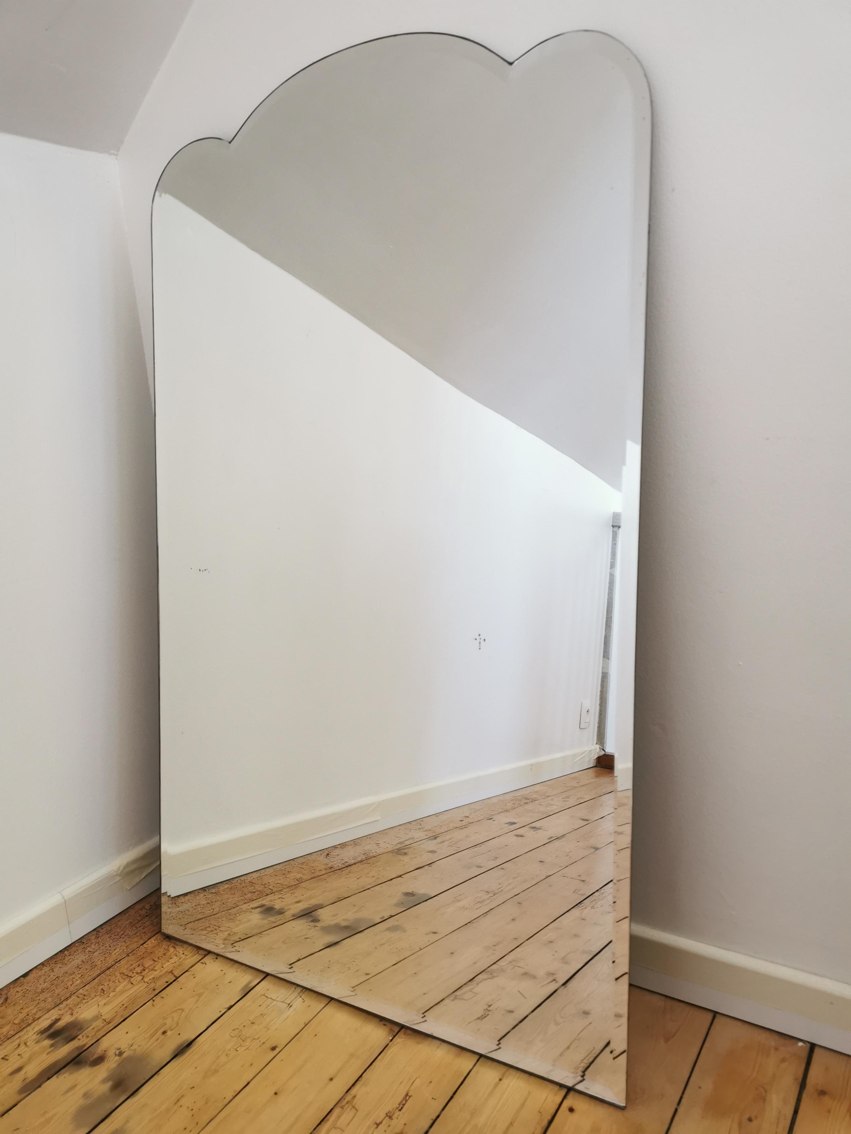 Art Deco beveled mirror