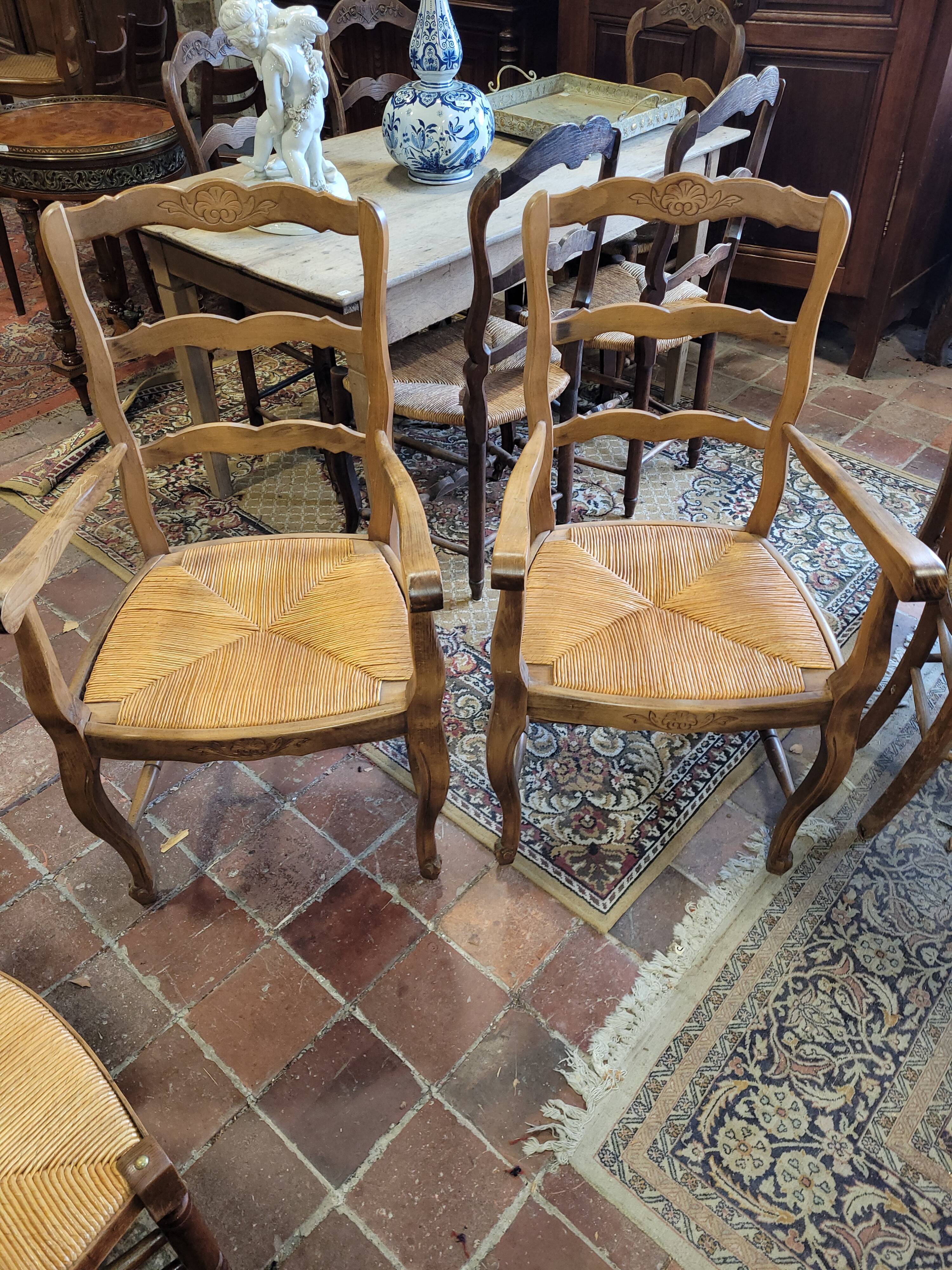 Pair of glitter armchairs