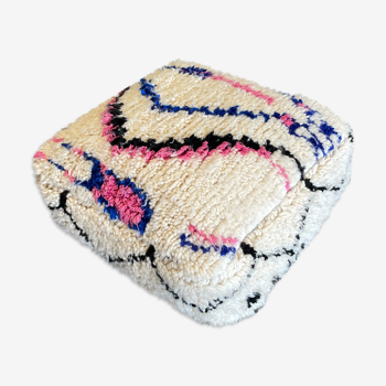 Pouf de sol marocain berbère