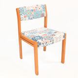 1980s modern, ethnic Upholstered chair, WK Möbel Germany