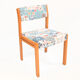 1980s modern, ethnic Upholstered chair, WK Möbel Germany