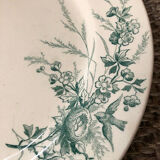 4 plates iron earth Linnet with birds