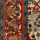 XL Vintage Arts and Crafts, W Morris style Rug 400x296 cm, Red Blue