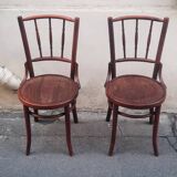 Paire de chaises bistrot