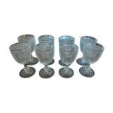 8 verres à pied