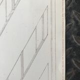 Poster after  axonometric perspective of the villa cook, 1926. 80 x 70 cm