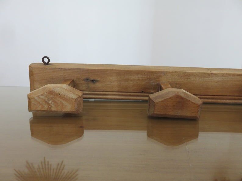 Wabi sabi coat rack 4 patères 40 50