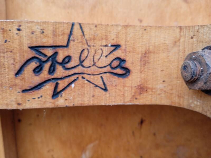 Stella bench 199 cm vintage wood