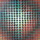 Tableau/Optical art/oil on canvas/78x78x2cm