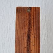 Bougeoir mural en bois et métal, années 60