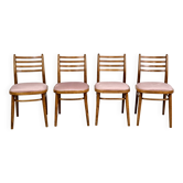 Set of 4 Dining Chairs, TON, 1960s, Czechoslovakia