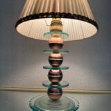 Small Art Deco lamp in copper glass