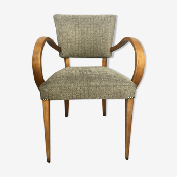 Beautiful bridge armchair restored with taste