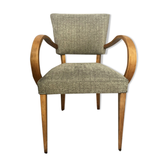 Beautiful bridge armchair restored with taste